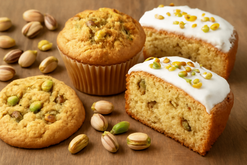Baked Goods: Incorporate pistachios into cookies, cakes, and muffins for a flavorful twist.