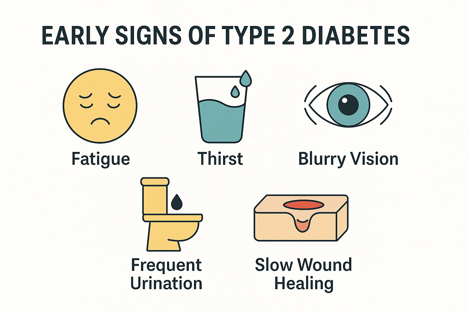 early signs of type 2 diabetes
